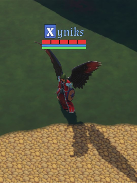 A fallen Seraphyn with black wings